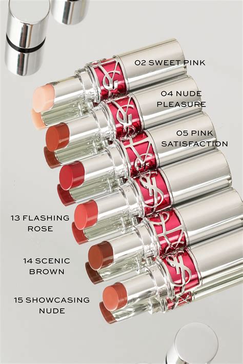 YSL Showcasing Nude (15) Candy Glaze Lip Gloss Stick Review 